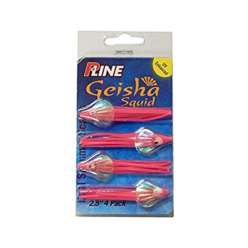 0015789039448 - P-LINE GEISHA SQUID (4 PACK), 2.5, PINK