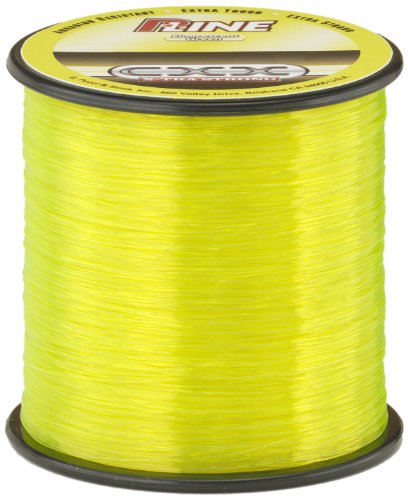 0015789301132 - P-LINE CXX-XTRA STRONG 1/4 SIZE FISHING SPOOL (600-YARD, 10-POUND, FLUORESCENT GREEN)