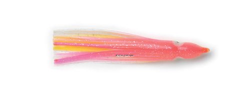 0015789360146 - P-LINE SUNRISE SQUID, PINK/YELLOW/CLEAR, 4.5-INCH