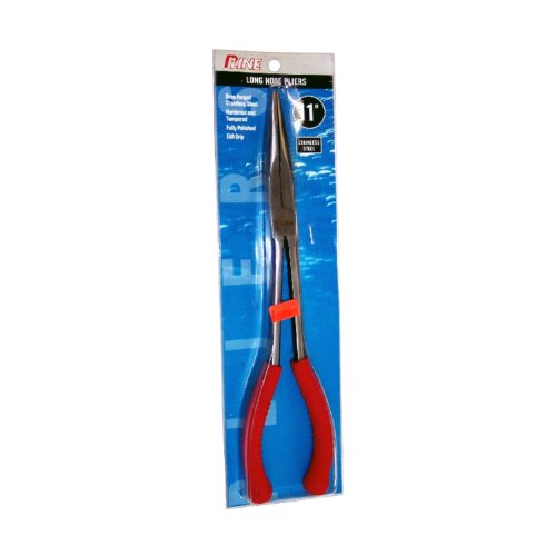 0015789801090 - P-LINE TOOLS STAINLESS STEEL NEEDLE NOSE PLIERS WITH CUTTER (11-INCH)