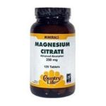 0015794026877 - MAGNESIUM CITRATE 250 MG, 120 TABLET,120 COUNT