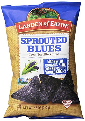 0015839009551 - GARDEN OF EATIN' SPROUTED BLUES CORN TORTILLA CHIPS, 7.5 OUNCE (PACK OF 12)