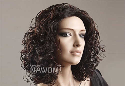 0015849180769 - AFRICAN WIGS BLACK WOMEN WIGS OPRAH HAIR STYLE HALLOWEEN WIGS SHORT SYNTHTIC HIGH QUALITY WIGS CURLY WIGS Z3-2H33