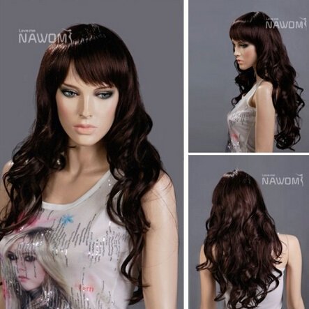 0015849181360 - WIGS USA WIG CATALOG LONG BROWN WIGS FOR WOMEN BEAUTIFUL WIGS AND WEAVES LADIES WIGS NATURAL LOOKING WIGZL05-2-33