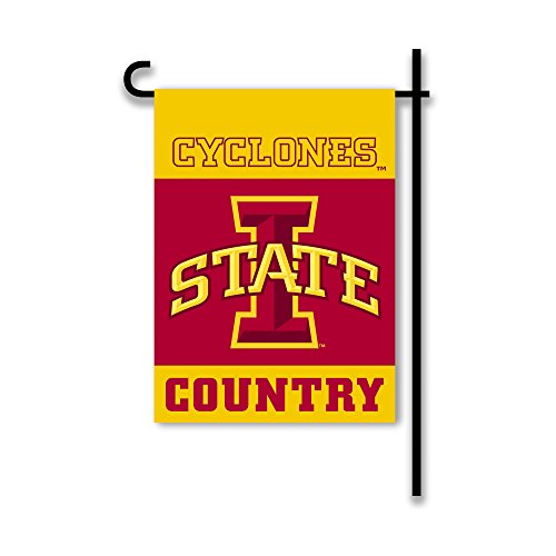 0015889832222 - NCAA IOWA STATE CYCLONES 2-SIDED COUNTRY GARDEN FLAG, ONE SIZE, TEAM COLOR