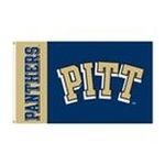 0015889950612 - PITTSBURGH PANTHERS FLAG WITH GROMMETS