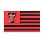0015889951275 - TEXAS TECH RED RAIDERS FLAG WITH GROMMETS 95127