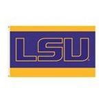 0015889952159 - LOUISIANA STATE TIGERS FLAG WITH GROMMETS 95215