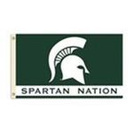 0015889952296 - MICHIGAN STATE SPARTANS MSU NCAA 3 FT. X 5 FT. FLAG WITH GROMMETS