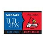 0015889953217 - KENTUCKY WILDCATS UK NCAA 3 FT. X 5 FT. FLAG WITH GROMMETS - RIVALRY HOUSE DIVIDED
