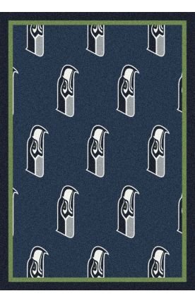 0015961412663 - MILIKEN & COMPANY SEATTLE SEAHAWKS REPEAT 10-FT. 9-IN. X 13-FT. 2-IN. AREA RUG