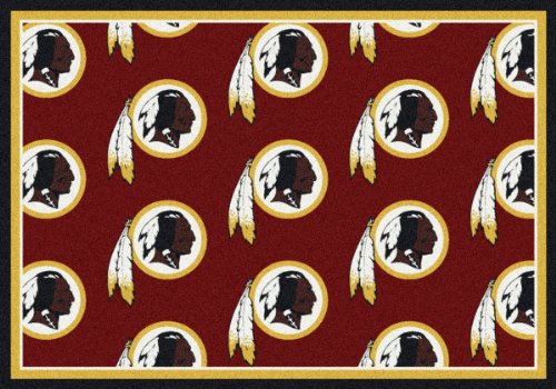 0015961413103 - MILIKEN & COMPANY WASHINGTON REDSKINS REPEAT 10-FT. 9-IN. X 13-FT. 2-IN. AREA RUG