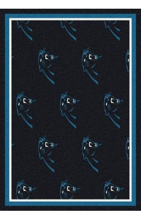 0015961414575 - MILIKEN & COMPANY CAROLINA PANTHERS REPEAT 10-FT. 9-IN. X 13-FT. 2-IN. AREA RUG