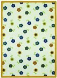 0015961456681 - JOY CARPETS KID ESSENTIALS INFANTS & TODDLERS AWESOME BLOSSOM RUG, BOLD, 10'9 X 13'2