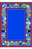 0015961487296 - JOY CARPETS KID ESSENTIALS EARLY CHILDHOOD CHILDREN OF MANY CULTURES RUG, MULTICOLORED, 7'8 X 10'9