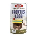 0015989000750 - FRONTIER LOGS BUILDING SET IN CANISTER