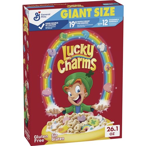 0016000121836 - LUCKY CHARMS, MARSHMALLOW CEREAL WITH UNICORNS, GLUTEN FREE, 26.1 OZ