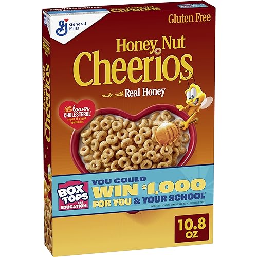 0016000124790 - HONEY NUT CHEERIOS, GLUTEN FREE CEREAL WITH OATS, 10.8 OZ