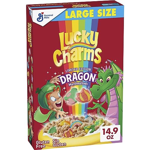 0016000124998 - LUCKY CHARMS, MARSHMALLOW CEREAL WITH UNICORNS, GLUTEN FREE, 14.9 OZ