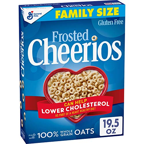 0016000125438 - FROSTED CHEERIOS CEREAL, CEREAL WITH OATS, GLUTEN FREE, 19.5 OZ