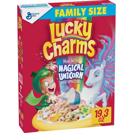 0016000126831 - LUCKY CHARMS, MARSHMALLOW CEREAL, GLUTEN FREE, 19.3 OZ
