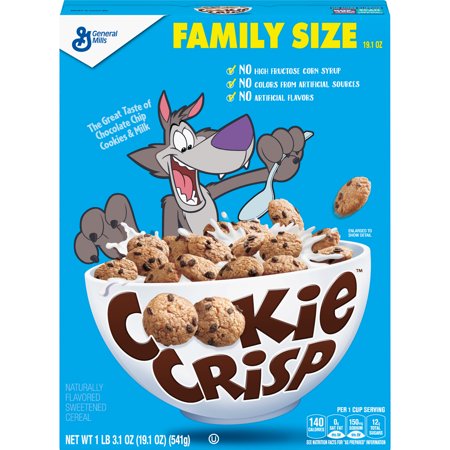 0016000151918 - COOKIE CRISP CEREAL, CHOCOLATE CHIP COOKIE FLAVORED, 19.1 OZ