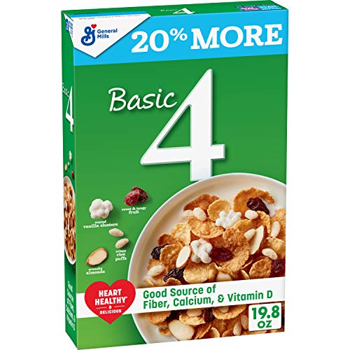 0016000157644 - GENERAL MILLS BASIC 4 CEREAL, FAMILY SIZE, 19.8 OZ