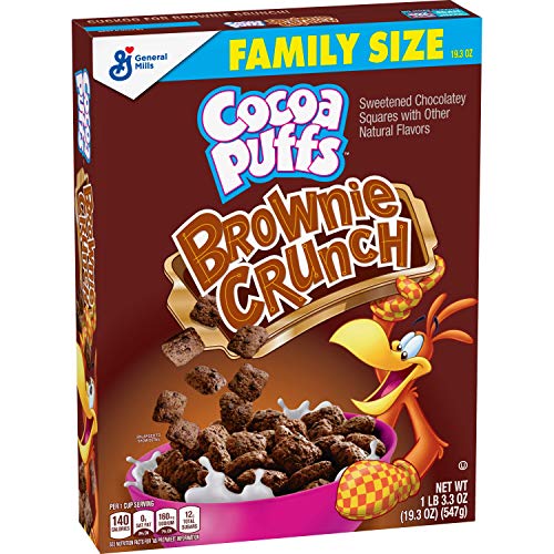 0016000162532 - COCOA PUFFS BROWNIE CRUNCH CEREAL, 19.3 OZ