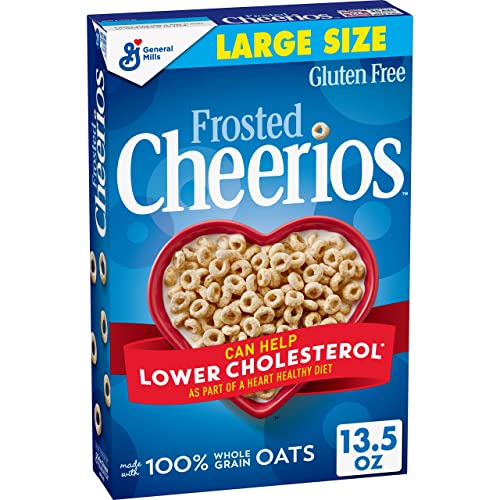 0016000163676 - CHEERIOS FROSTED CHEERIOS CEREAL, GLUTEN FREE, 13.5 OUNCE