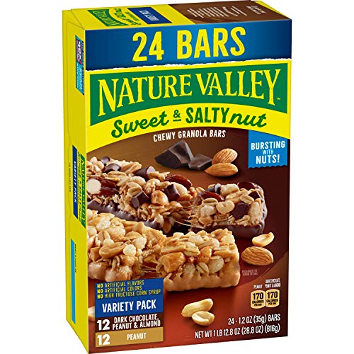 0016000173941 - NATURE VALLEY GRANOLA BARS, SWEET AND SALTY VARIETY PACK, 24 BARS
