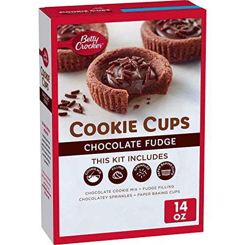 0016000175181 - BETTY CROCKER READY TO BAKE CHOCOLATE FUDGE COOKIE CUPS, 14 OZ