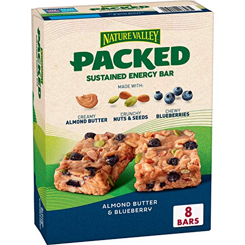 0016000178281 - NATURE VALLEY PACKED SUSTAINED ENERGY BAR, ALMOND BUTTER AND BLUEBERRY, 8 CT