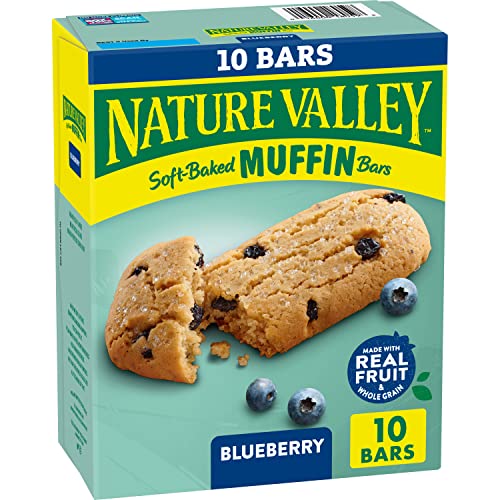 0016000180598 - NATURE VALLEY SOFT-BAKED MUFFIN BARS BLUEBERRY, 12.4 OZ, 10 CT
