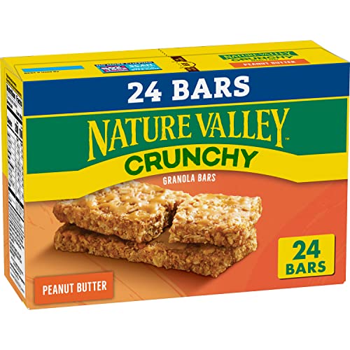 0016000189744 - NATURE VALLEY CRUNCHY GRANOLA BAR, PEANUT BUTTER, VALUE PACK, 17.88 OZ, 12 COUNT BOX