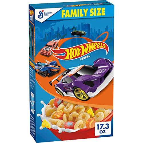 0016000196353 - GENERAL MILLS HOT WHEELS BREAKFAST CEREAL FAMILY SIZE, 17.3OZ