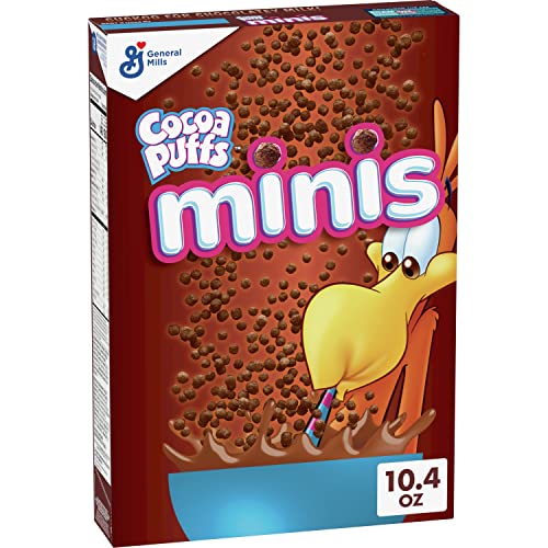 0016000202344 - COCOA PUFFS MINIS CHOCOLATEY BREAKFAST CEREAL, MADE WITH WHOLE GRAIN, 10.4 OZ