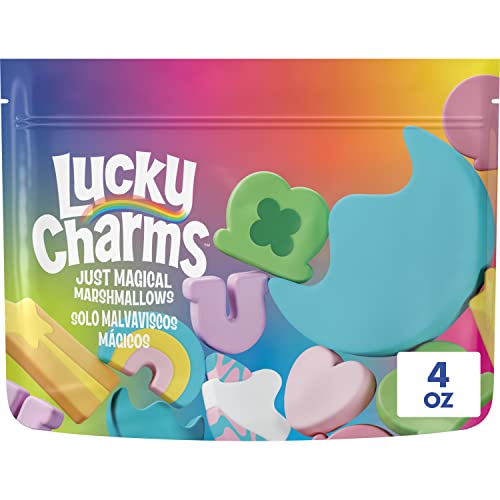 0016000204423 - LUCKY CHARMS, ONLY MARSHMALLOWS, KIDS SNACKS, BAKING INGREDIENT, DESSERT TOPPING, 4 OZ BAG