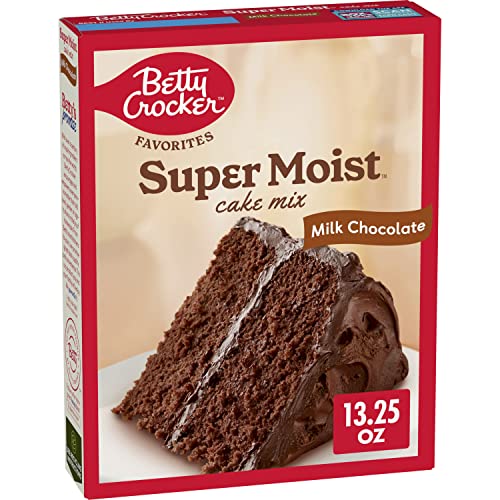 0016000207592 - BETTY CROCKER FAVORITES SUPER MOIST MILK CHOCOLATE CAKE MIX, 13.25 OZ.