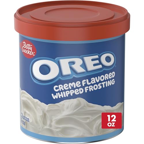 0016000212572 - BETTY CROCKER OREO CREME FLAVORED WHIPPED FROSTING, GLUTEN FREE FROSTING, 12 OZ