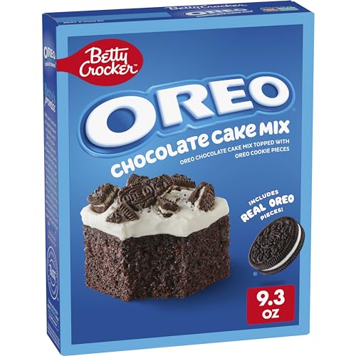 0016000213210 - BETTY CROCKER OREO CHOCOLATE CAKE MIX, CHOCOLATE CAKE BAKING MIX WITH OREO COOKIE PIECES, 9.3 OZ