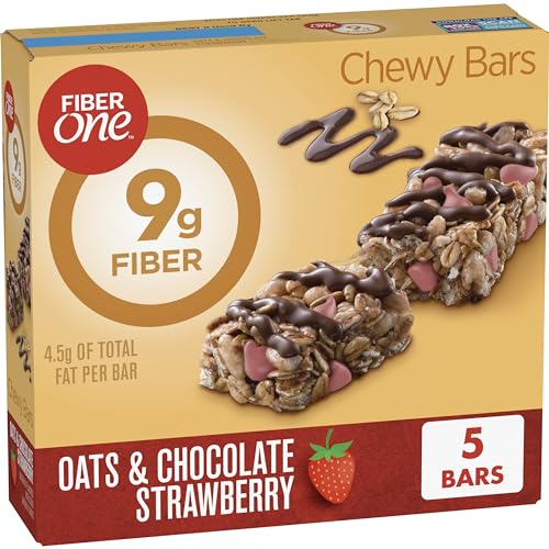 0016000219618 - FIBER ONE OATS AND CHOCOLATE STRAWBERRY CHEWY BAR 5 COUNT