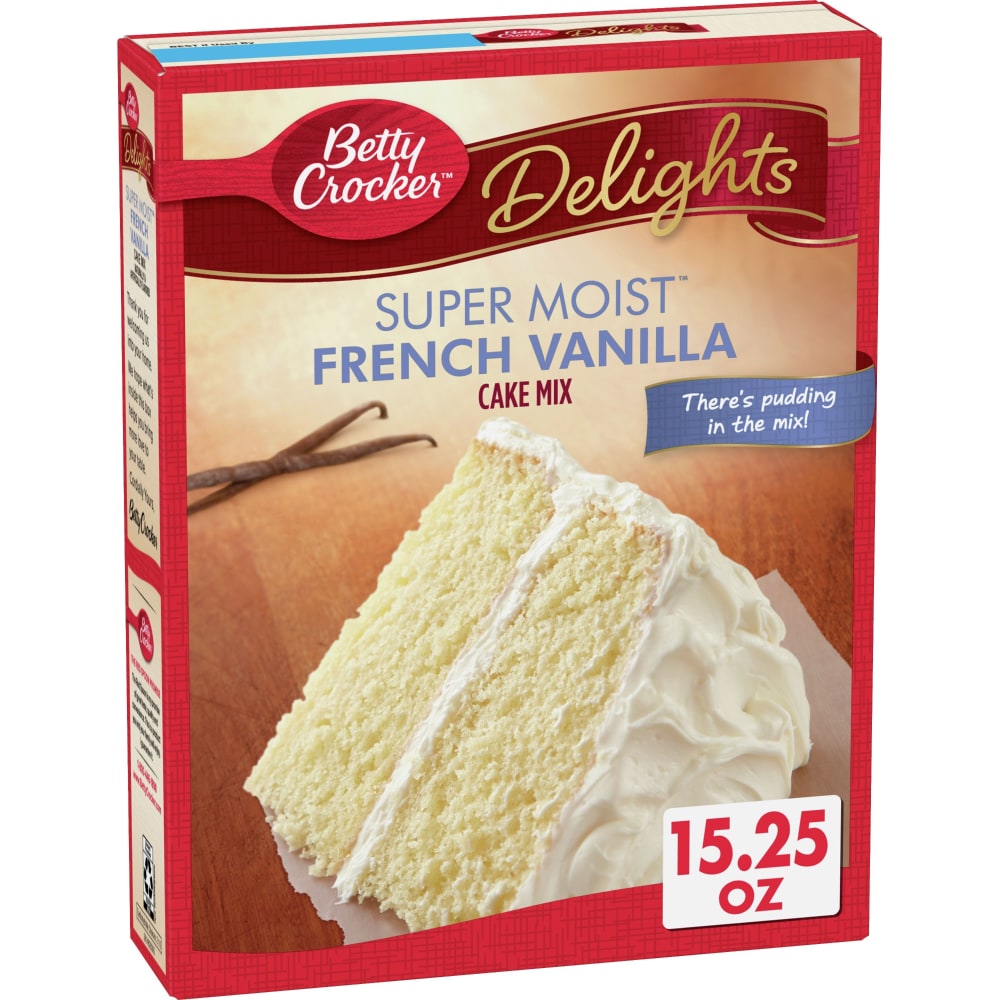 0001600040991 - BETTY CROCKER™ DELIGHTS SUPER MOIST™ FRENCH VANILLA CAKE MIX