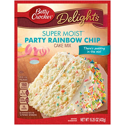 0016000409972 - SUPER MOIST PARTY RAINBOW CHIP CAKE MIX