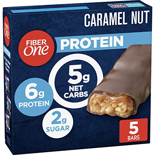 0016000411494 - FIBER ONE PROTEIN CHEWY BARS, CARAMEL NUT, 5.85 OUNCE
