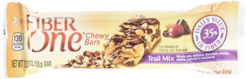 0016000412682 - GENERAL MILLS, FIBER ONE, TRAIL MIX CHEWY BARS, 6.75OZ BOX (PACK OF 4)