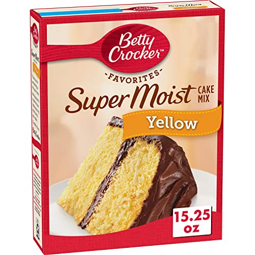 0016000431300 - BETTY CROCKER SUPER MOIST YELLOW CAKE MIX, 15.25 OZ