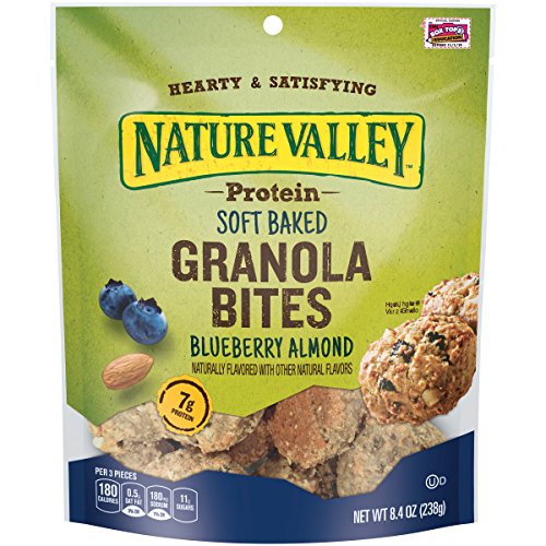 0016000439559 - NATURE VALLEY SOFT BAKED PROTEIN GRANOLA BITES, BLUEBERRY ALMOND, 8.4 OUNCE