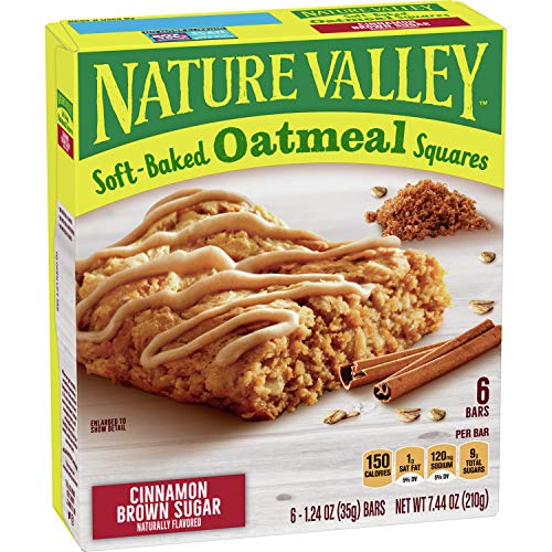 0016000458987 - NATURE VALLEY SOFT BAKED OATMEAL SQUARES, CINNAMON BROWN SUGAR, 7.44 OUNCE