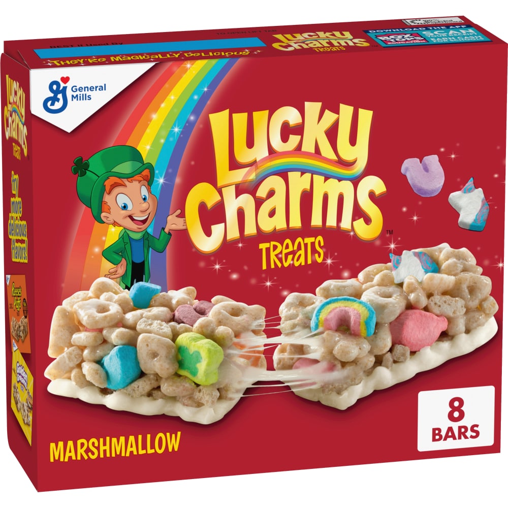 0001600046757 - LUCKY CHARMS MARSHMALLOW TREAT CEREAL BARS