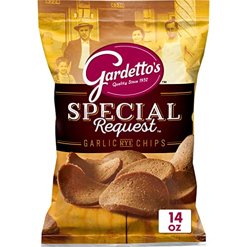 0016000468139 - GENERAL MILLS SALTY SNACKS GARDETTO'S SPECIAL REQUEST ROASTED GARLIC RYE CHIPS,